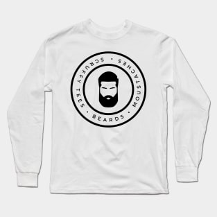 Beards, moustaches, scruffy tees Long Sleeve T-Shirt